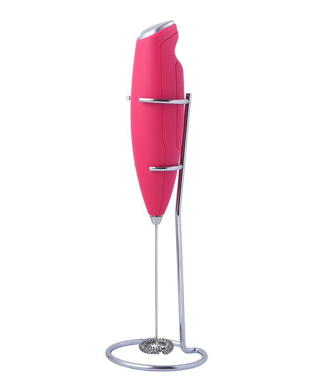 Portable Drink Hand Electric Battery Power Coffee Milk Frother With Stand