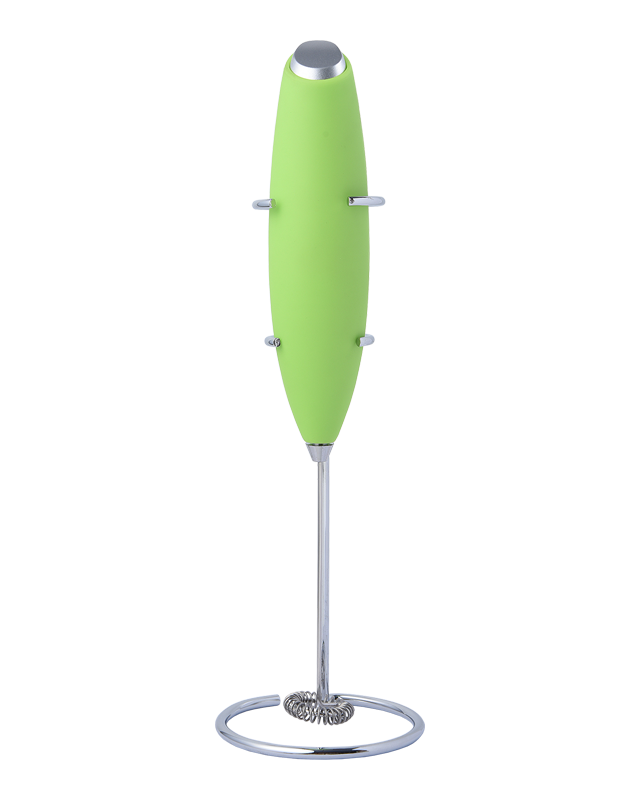 Automatic Handheld Hand Electric Milk Frother with Coffee Stencil