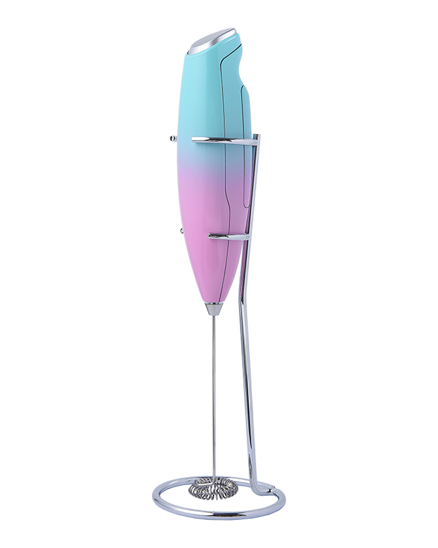 Handheld Milk Frother With Stand, Kitchen Appliance Cappuccino Mixer